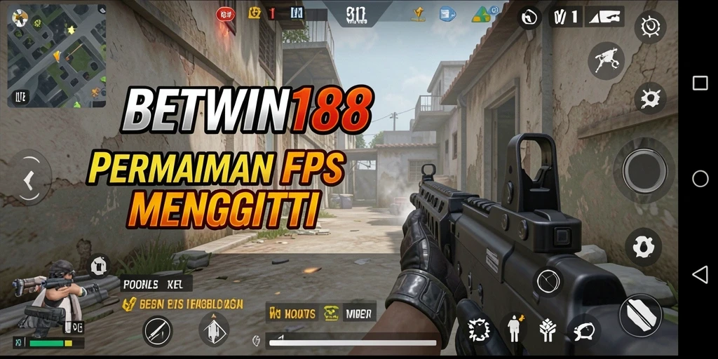 Tangkapan layar gameplay <strong>BETWIN188</strong> menunjukkan aksi tembak-menembak yang mendebarkan.