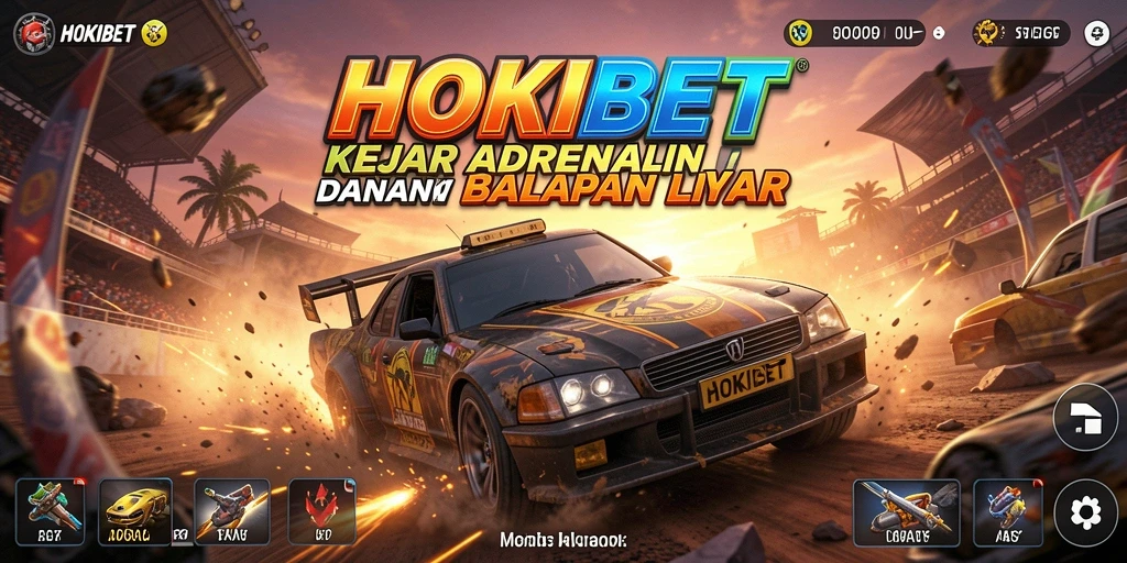 Tangkapan layar HOKIBET yang menunjukkan aksi balapan seru dan mendebarkan.