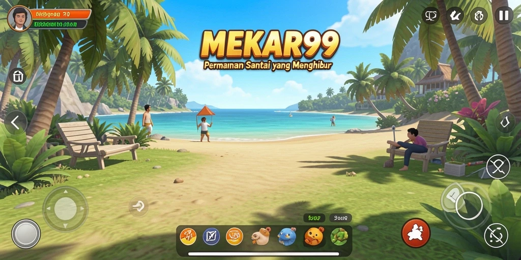 Gameplay MEKAR99 yang cerah dan menghibur.